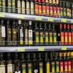 Olive,Oil,Of,Different,Brands,In,A,Grocery,Store.,Large