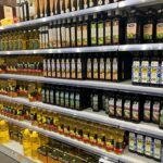 Israeli,Supermarket.,Showcase,With,A,Variety,Of,Sunflower,Oil,,Canola